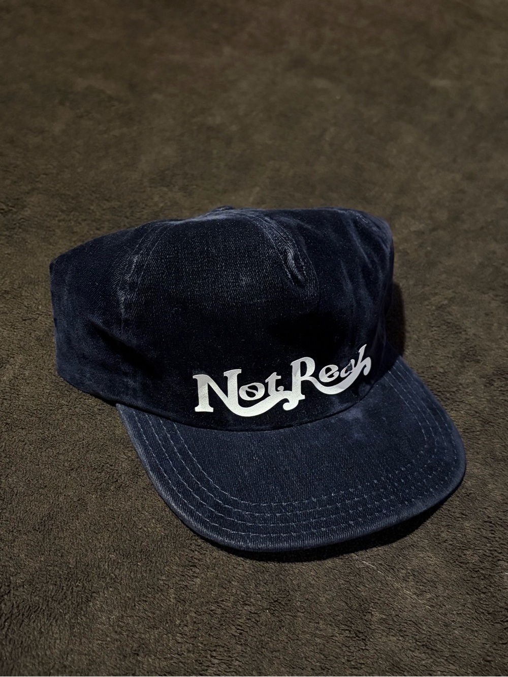OFF-WHITE 'Not Real' Velour Hat